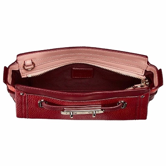 COACH SWAGGER WRISTLET IN COLORBLOCK Black Cherry - Picture 5 of 5